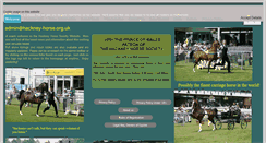 Desktop Screenshot of hackney-horse.org.uk